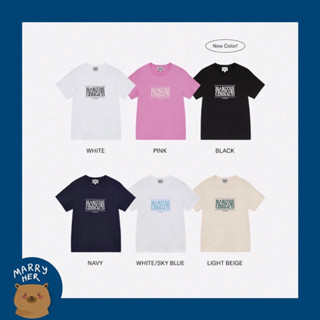 ( พร้อมส่ง / แท้100% ) MARITHE W CLASSIC LOGO TEE