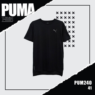 เสื้อยืดเเขนสั้น   PUMA (TSM-PUM-240) ผ้านิ่มใส่สบาย ระบายอากาศดี ใส่ได้ทั้งชายและหญิง