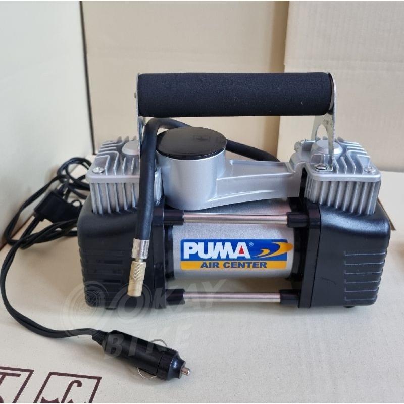 ปั้มลม PUMA mini 12v รุ่น CD 6012V ปั้มลมพกพา ปั้มลมในรถ ปั้มลมใช้แบตเตอรี่