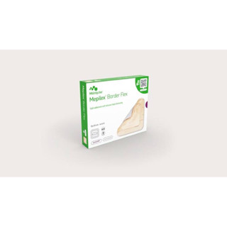 Mepilex Border Flex แผ่นปิดแผลโฟม5ชั้นมีขอบกาวซิลิโคน กันน้ำ…