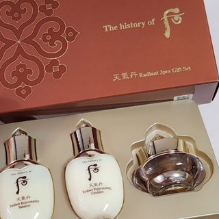 ฉลากไทย ของแท้ 100 % The History Of Whoo Radiant Rejuvenating 3pcs Gift Set เคล็ดลับ บำรุงผิว สมุนไพรชั้นดี ผิวดูอ่อนวัย