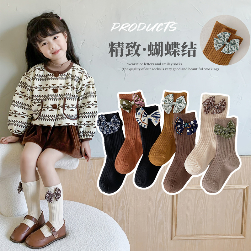 Socks 69 บาท ถุงเท้าเด็ก สไตล์วินเทจ – แบบยาว  ✨ สำหรับน้อง 2-7 ขวบ [ NEW พร้อมส่งในไทย ] Baby & Kids Fashion