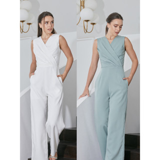 Ramsita Precika Jumpsuit  จั๊มสูทขายาว ขากระบอก