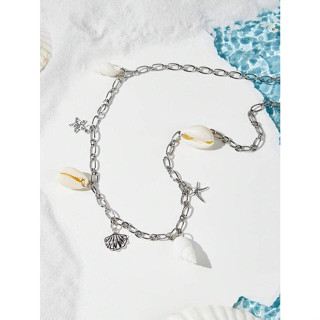 [SIS.SIE พร้อมส่ง] ROMWE โซ่เอว แฟชั่นชายทะเล ตกแต่งปลือกหอย