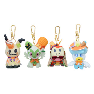 [ส่งตรงจากญี่ปุ่น] Pokemon Plush Key Chain 4 type set Paldea Spooky Halloween 2023