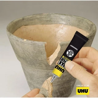 UHU กาวแม๊กซ์รีแพร์ 8 กรัม UHU Max Repair เนื้อกาวสีใส เทคโนโลยีโพลีเมอร์ ทนต่อน้ำ อุณหภูมิสูง