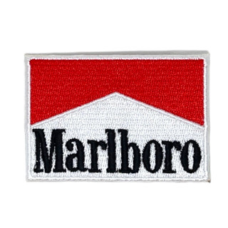 อาร์มปัก Marlboro ตัวรีดติดเสื้อ อาร์มปัก มาร์ลโบโร่ อาร์มรีดติดเสื้อมาร์ลโบโร Marlboro อาร์มปักแฟชั่น fashion patches