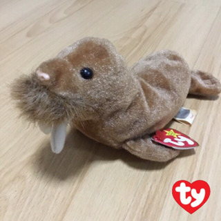 [มือสอง] TY Beanie Babies- Paul the Walrus มือสอง แต่ป้ายยังอยู่ สภาพเหมือนใหม่