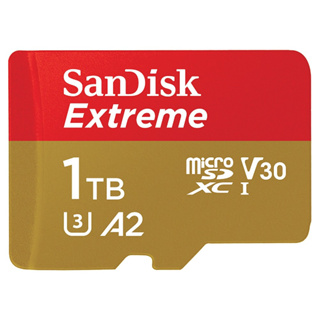 SanDisk Extreme microSDXC 1TB V30 U3 C10 A2 190MB/s R 130MB/s Red-Gold (WSDSQXAV-1T00-GN6MN)