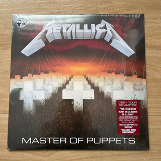 แผ่นเสียง Metallica : master of puppets  ,Vinyl, LP, Album, Reissue, Remastered แผ่นเสียงมือหนึ่ง ซีล
