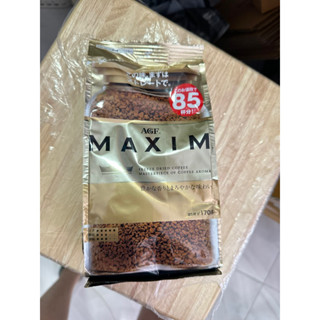 กาแฟ maxim สีทอง แม็กซิม170กรัม ถุงรีฟิว กาแฟ นำเข้าจากญี่ปุ่น