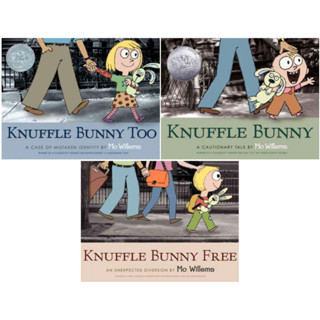 [หนังสnอ เด็ก]Knuffle Bunny, Knuffle Bunny too, Knuffle Bunny free: A Cautionary Tale by Mo Wiliams Award Winning