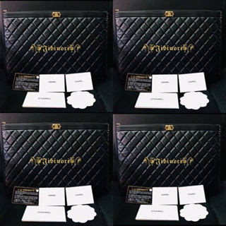 กระเป๋าChanel boy อะไหล่ทอง ของแท้💯% อุปกรณ์ครบ