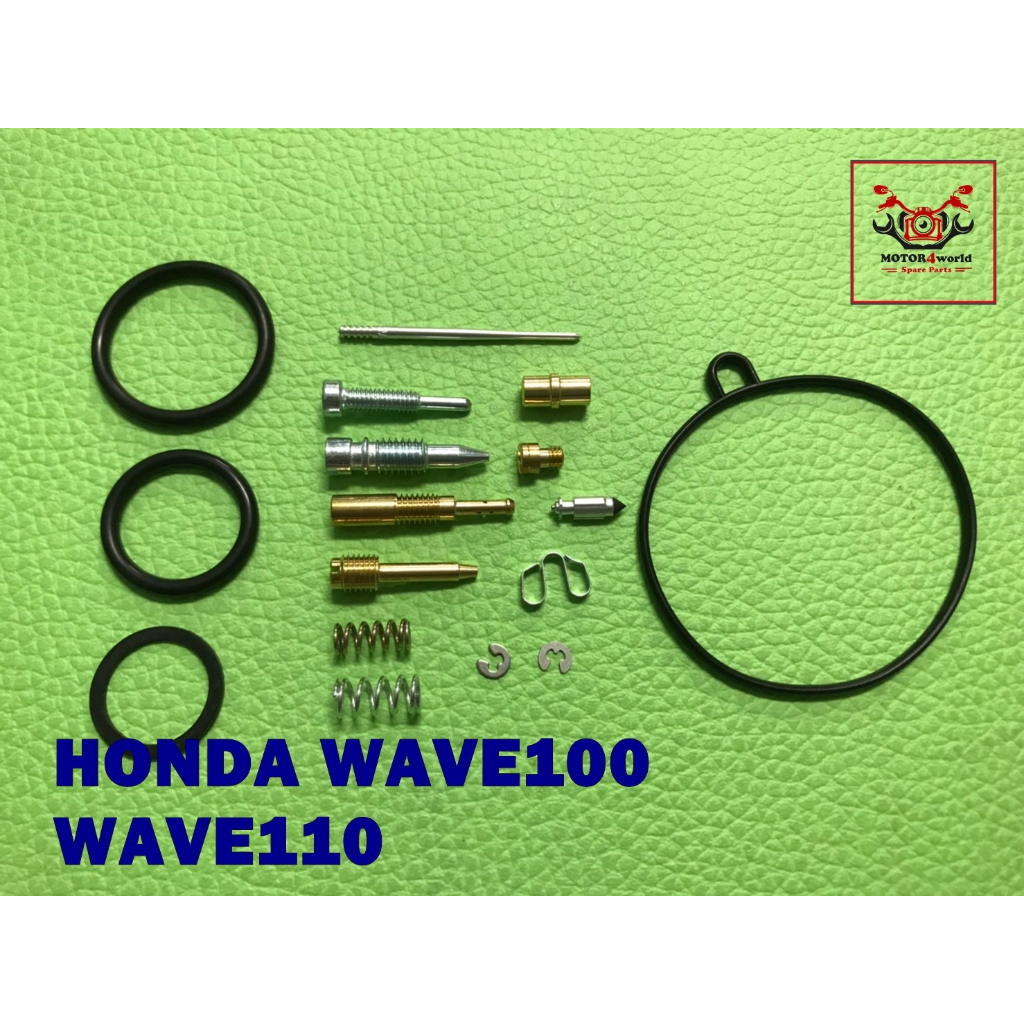 CARBURETOR REPAIR KIT Fit For HONDA WAVE100 WAVE110 // ชุดซ่อมคาร์บู ครบชุด