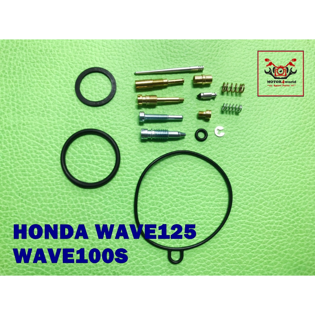 CARBURETOR REPAIR KIT Fit For HONDA WAVE125 WAVE100S // ชุดซ่อมคาร์บู ครบชุด