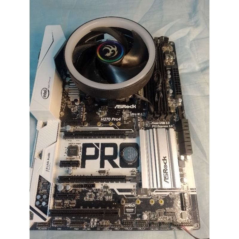 ยกชุด intel core i5 7500 บอร์ด ASRock h270 pro 4
