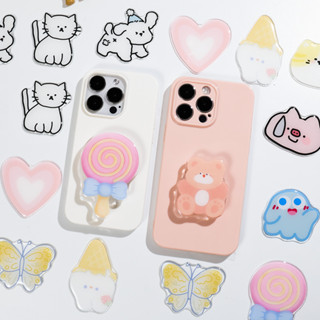 Grips การ์ตูนน่ารักสำหรับ Iphone Android ที่วางโทรศัพท์ Popsocket Airbag Stand