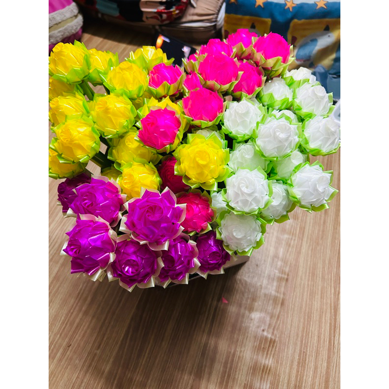 ไม้เสียบธนบัตร,ไม้กฐิน เหรียญโปรยทาน บัวปทุมมา ชุดละ 1️⃣0️⃣ก้าน ราคา9️⃣9️⃣บาท