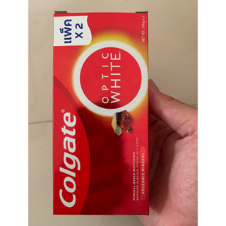 ยาสีฟัน Colgate Optic White Volcanic Mineral 100g จำนวน 2 หลอด