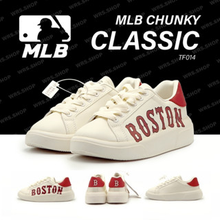 TF014 MLB chunky classic heel logo boston