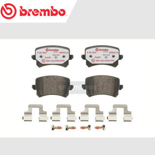 BREMBO ผ้าดิสเบรคหลัง Audi Q3 (2.0 TDI 2.0 TFSI), VW Volkswagen Tiguan 11-&gt; P85 109