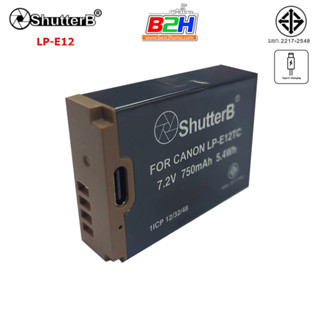 SHUTTER B BATTERY TYPE-C LP-E12 FOR CANON 7.2V 750mAh