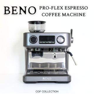 BENO เครื่องชงกาแฟเอสเพรสโซ่ รุ่น PRO-FLEX บด ชง ตีฟองในเครื่องเดียว