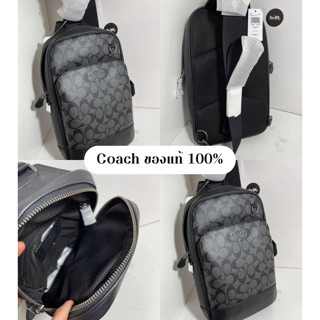 COACHแท้พร้อมส่ง 💯 Graham Pack In Signature Canvas