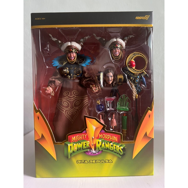 Super7 Mighty Morphin Power Rangers Action Figure, Rita Repulsa