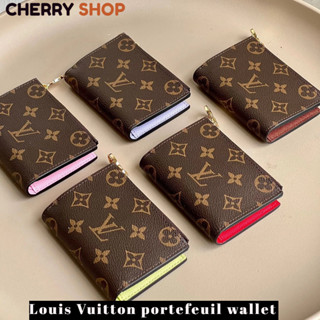 🍒หลุยส์วิตตอง Louis vuitton portefeuil wallet🍒Coin Holders Purses กระเป๋าสตางค์สุภาพสตรี LV Wallet