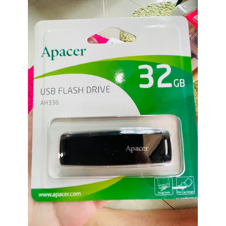 แฟลชไดร์ฟ Apacer USB FLASH DRIVE  AH336 ที่เก็บข้อมูล 32GB ของแท้ 100%  Hi-Speed ส่งฟรี เก็บเงินปลายทาง Pronetfarm