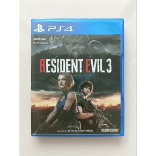 PS4 Games : RE3 Resident Evil 3 Remark (รองรับภาษาไทย🇹🇭) มือ2 พร้อมส่ง