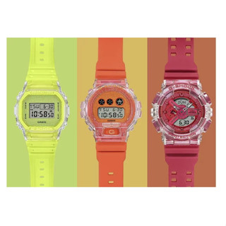 นาฬิกา G-SHOCK LuckyDrop GA-110GL-4A DW-6900GL-4  สีล่าสุด 2023 ประกัน cmg 1  ปี