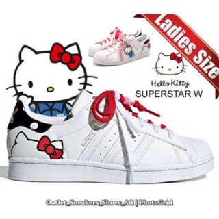 รองเท้า Superstar Hello Kitty Women ผู้หญิง [ ของแท้💯 พร้อมส่งฟรี ]