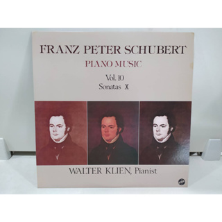 1LP Vinyl Records แผ่นเสียงไวนิล FRANZ PETER SCHUBERT 10   (H6F77)