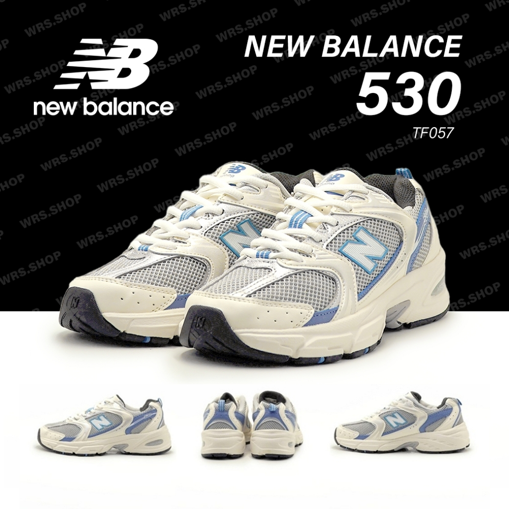 TF057 New balance 530 KC รองเท้าผ้าใบ สีฟ้าสุดสวย