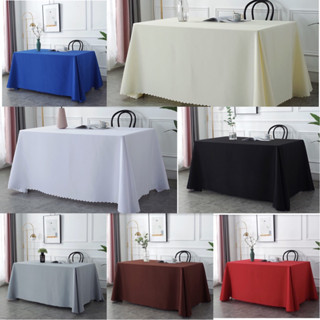 ผ้าปูโต๊ะเหลี่ยม เนื้อผ้าโพลีเอสเตอร์ เนื้อผ้าอย่างดี Premiu…