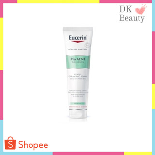 [068] Eucerin Pro Acne Solution Gentle Cleansing Foam 150g โฟมล้างหน้าสูตรลดสิวอุดตัน