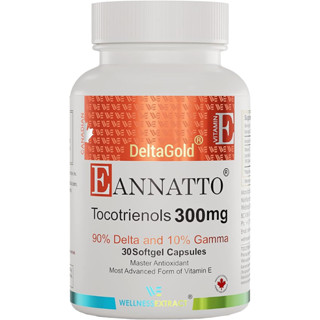 EAnnatto Tocotrienols Deltagold 300 mg. 30 Softgels Capsules vitamin e วิตามิน E หัวใจและหลอดเลือด กระดูก สมอง