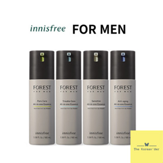 [พร้อมส่ง] innisfree FOREST FOR MEN All-in-one Essence  อินนิสฟรี ฟอเรสต์ สำหรับผู้ชาย 3สูตร โลชั่นผู้ชาย