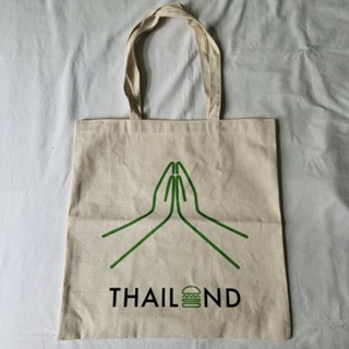 Shake Shack Tote bag thailand กระเป๋าผ้า ใส่ของ ใบใหญ่ เชคแชค