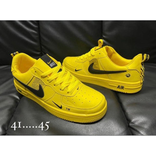 {พร้อมจัดส่งถุกเวลา}รองเท้าผ้าใปราคาถูกใจ{Nike-AirFoce1 TM)}มี 5สี Size36ถึง45สำหรับผู้หญิงและผู้ชายสวยถุกสี ใสสบาย