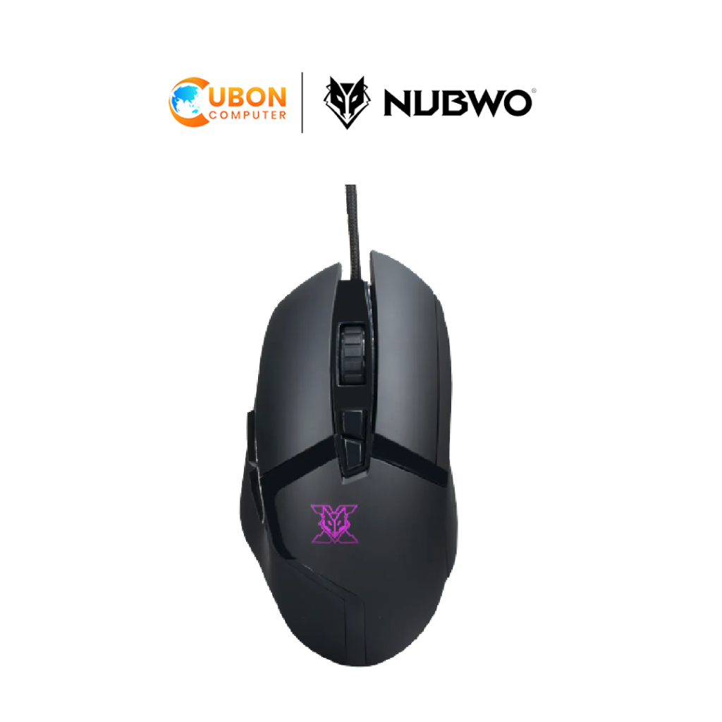 MOUSE เมาส์ NUBWO-X ERGONOMIC X54S (BLACK)