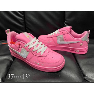 {พร้อมจัดส่งถุกเวลา}รองเท้าผ้าใปราคาถูกใจ{Nike-AirFoce1 TM)}มี 5สี Size36ถึง45สำหรับผู้หญิงและผู้ชายสวยถุกสี ใสสบาย