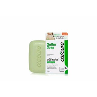 สบู่ออกซีเคียว Oxecure sulfur soap 100 g