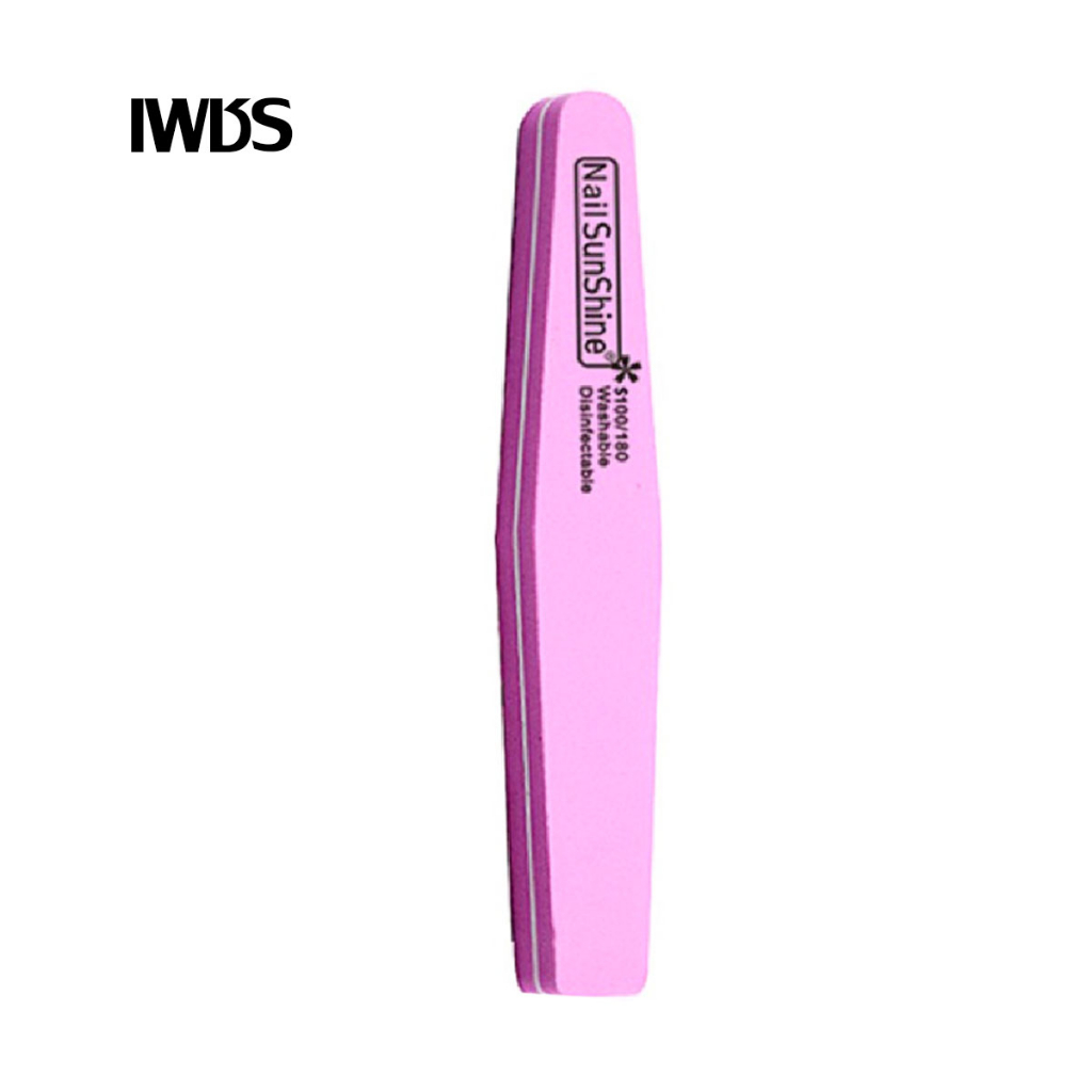 P084 ตะไบเล็บ ตะไบ​ ตะไบหยาบ ตะไบขัดเล็บ ตะไบNail SunShine 100/180 คละสี 1ชิ้น ขัดหน้าเล็บ SP - รูปที่ 5