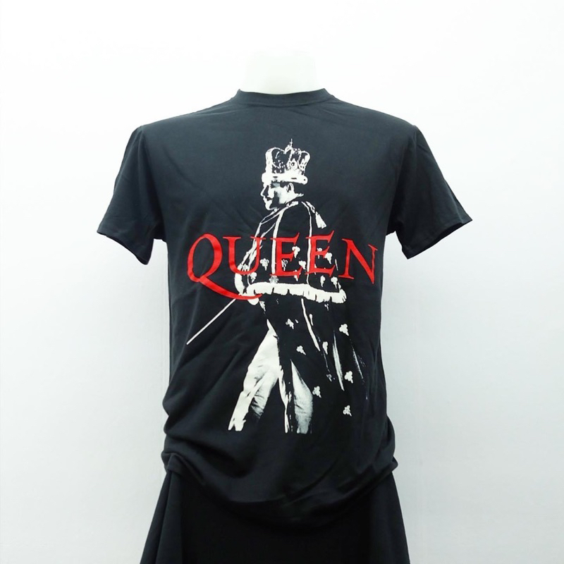 เสื้อวง Queen ลิขสิทธิ์แท้100% ลาย Freddie Crown