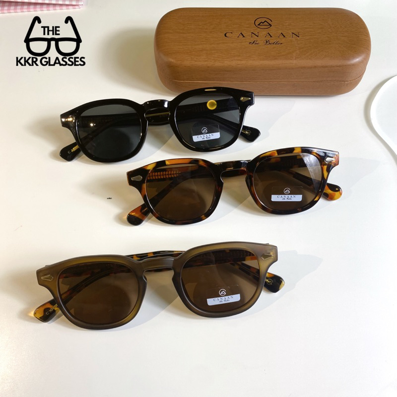 Canaan'แท้100% แว่นกันแดดสไตล์วินเทจ S5287 ชายหญิงใส่ได้ (มีปลายทาง) ป้องกันแสงแดดจ้า ใส่ได้ทุกโอกาส