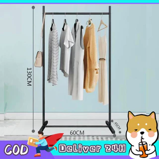 Dogegg🐶 มีพร้อมส่ง ราวแขวนเสื้อผ้าอเนกประสงค์ พร้อมที่แขวนกระเป๋า มีหลายขนาด