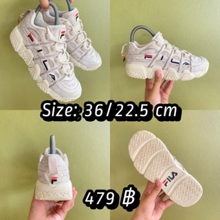 Fila 👟 Size : 36 รองเท้ามือสอง ของแท้ 💯 งานคัด งานสวย สภาพดี